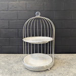 Load image into Gallery viewer, 2 Tier Serving Tray in Silver and Gold
