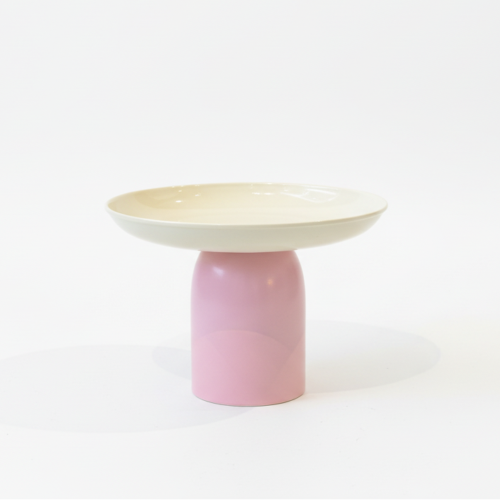 White and  Pink Cake Stand