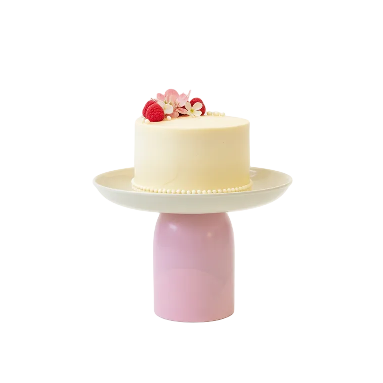 White and  Pink Cake Stand