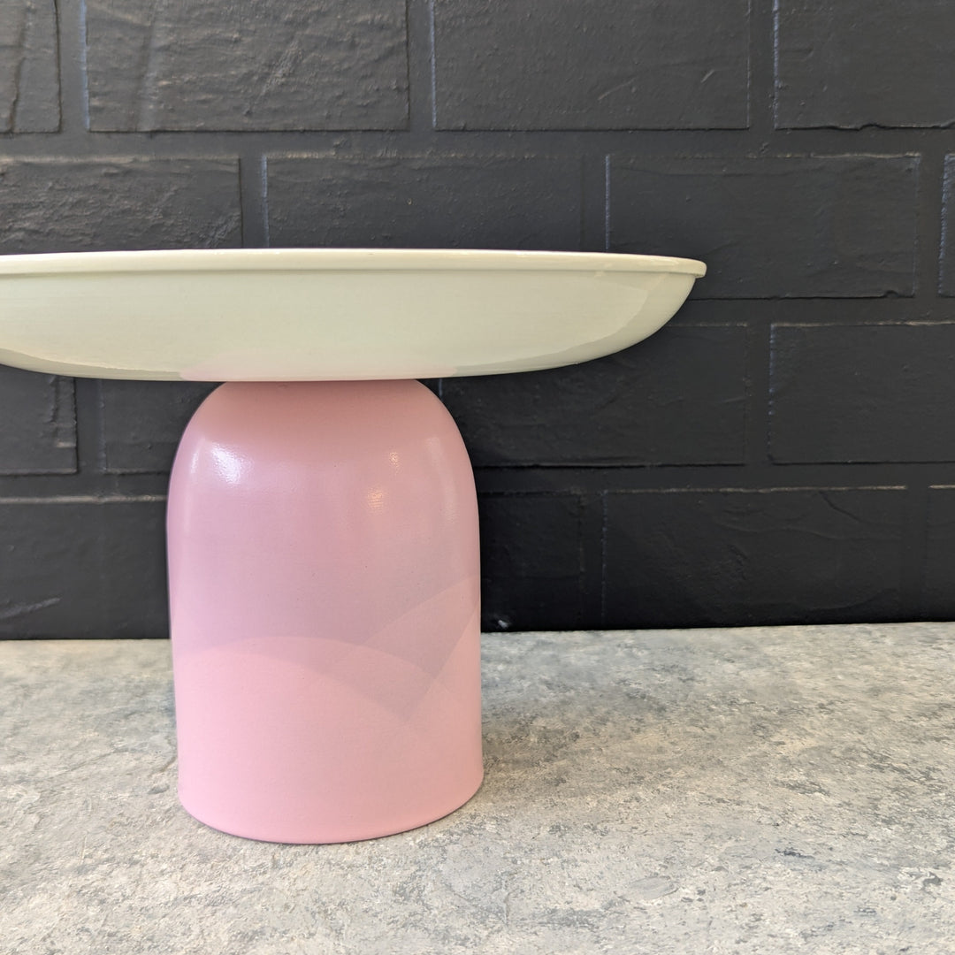 White and  Pink Cake Stand