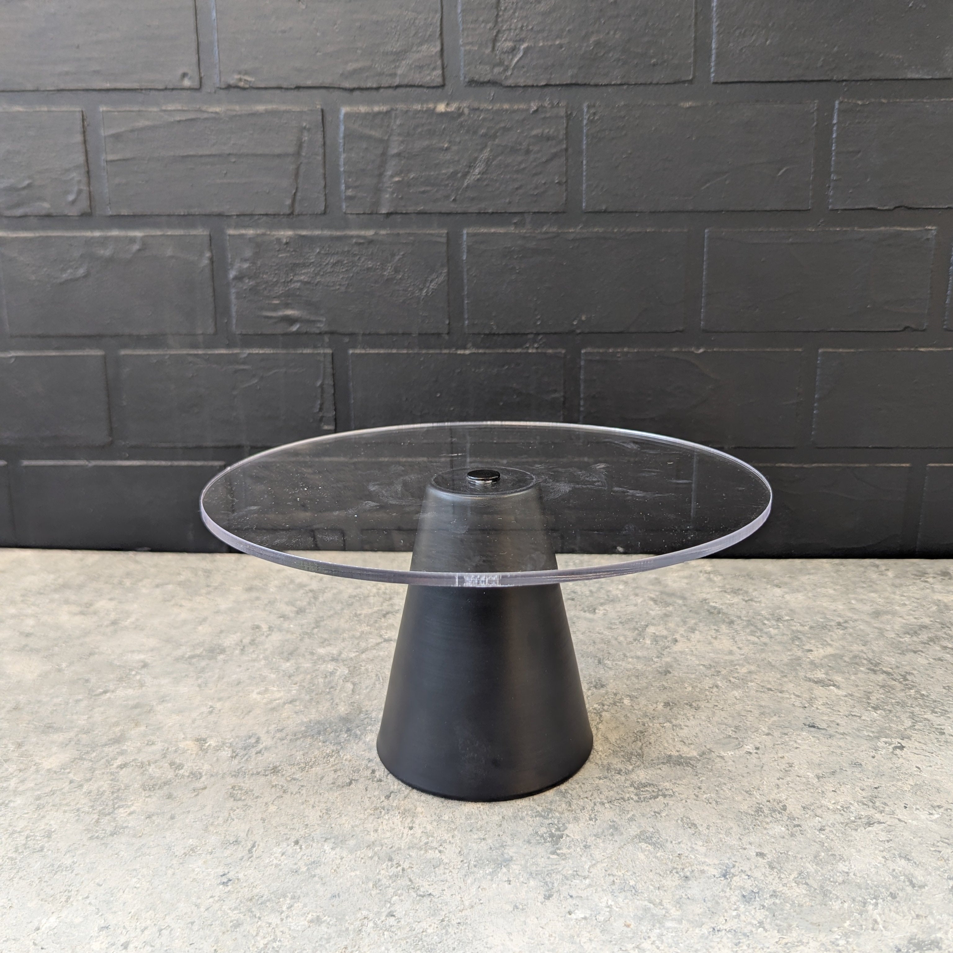 Acrylic Black Cake Stand