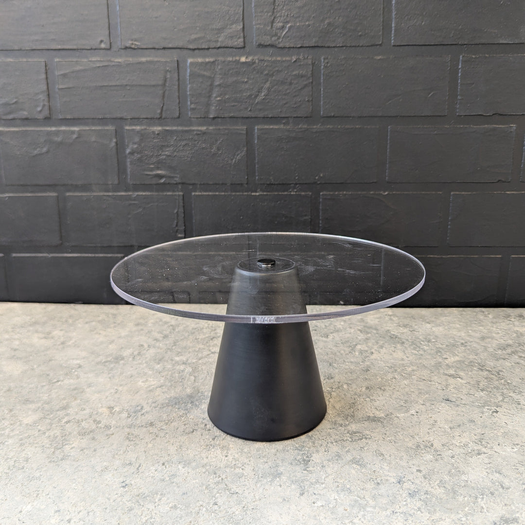 Acrylic Black Cake Stand