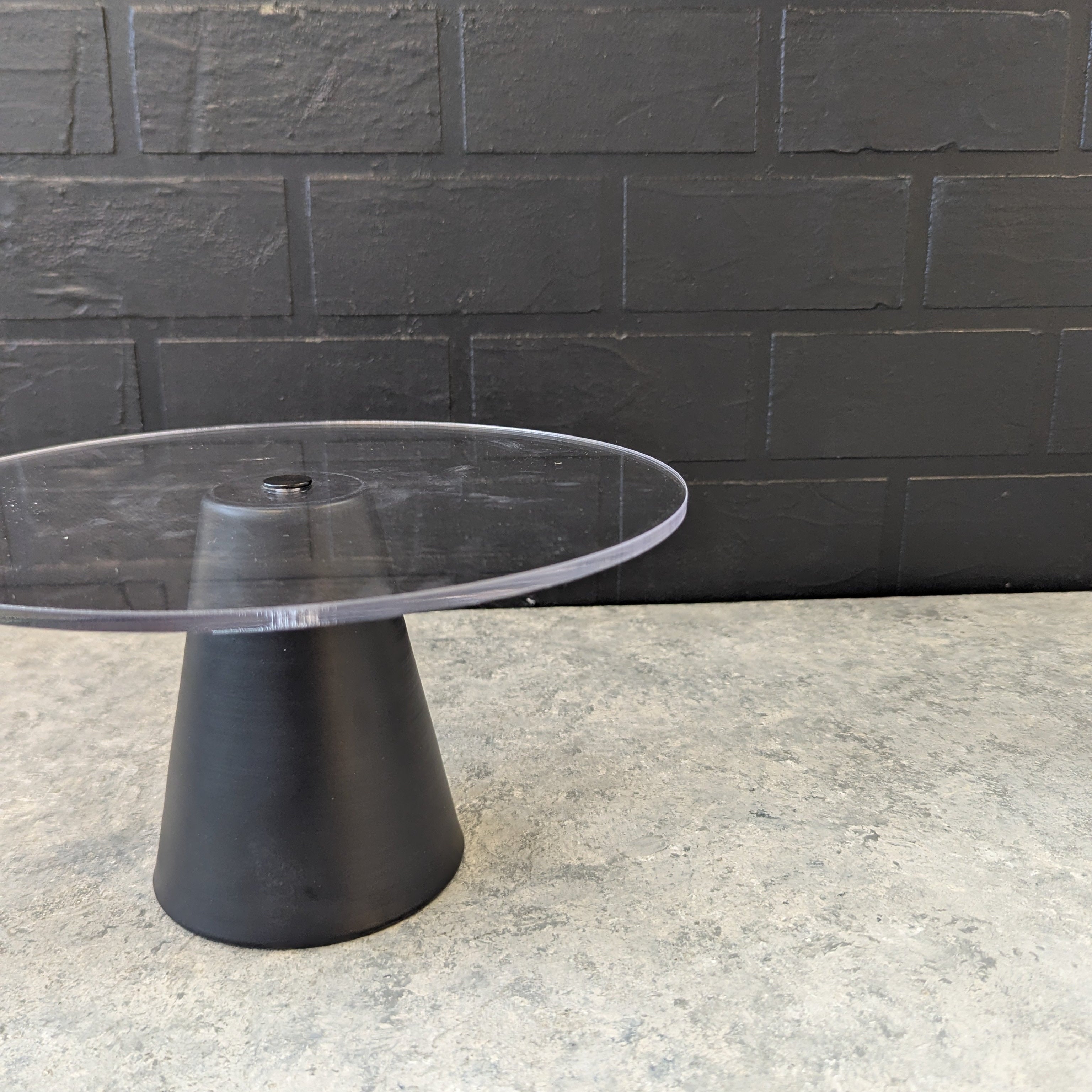 Acrylic Black Cake Stand