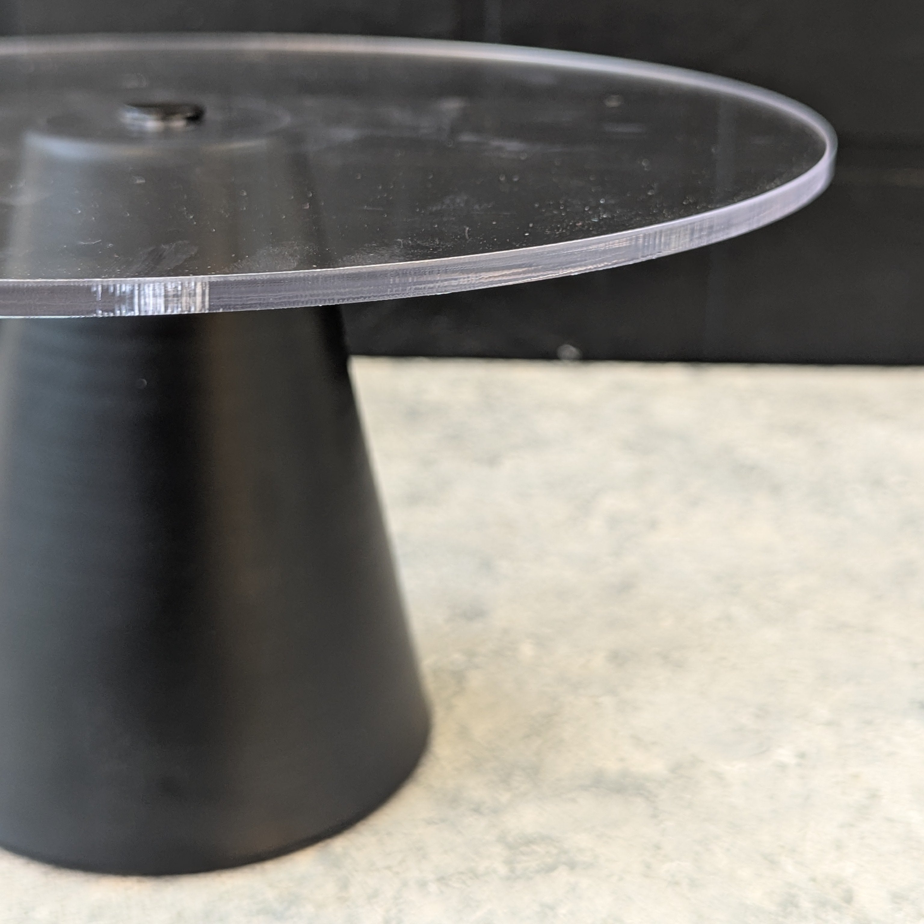 Acrylic Black Cake Stand