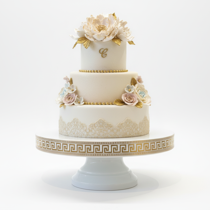 White Cake Stand