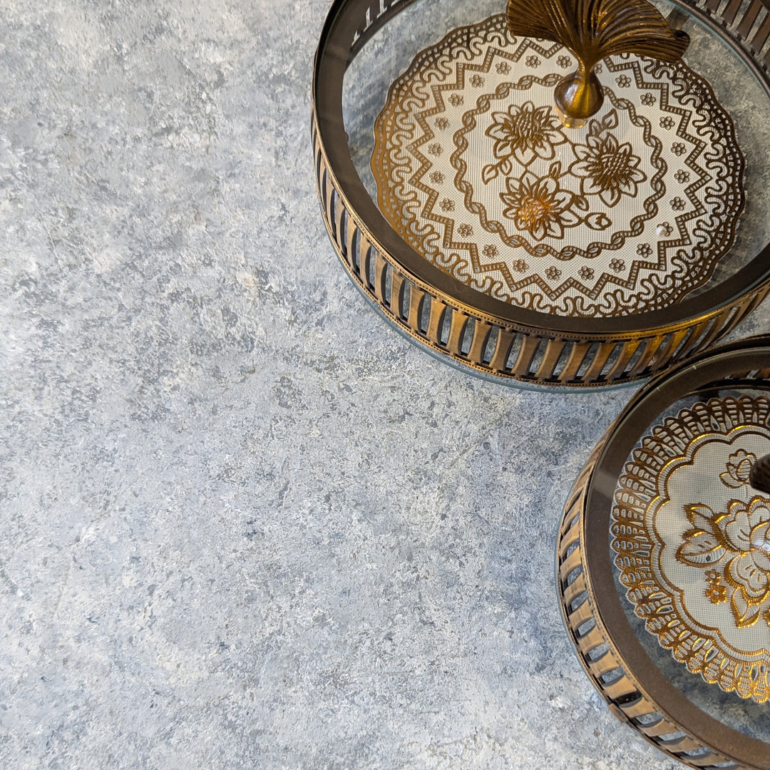 Round Server with Lid