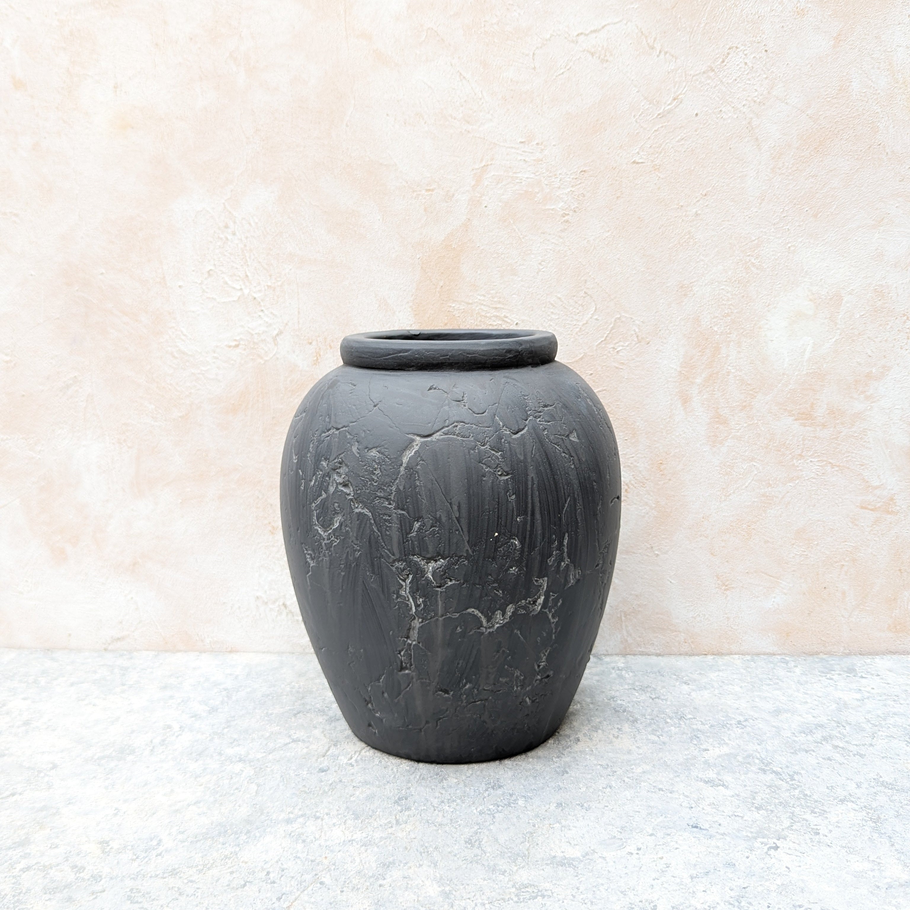 Matt Black Vase