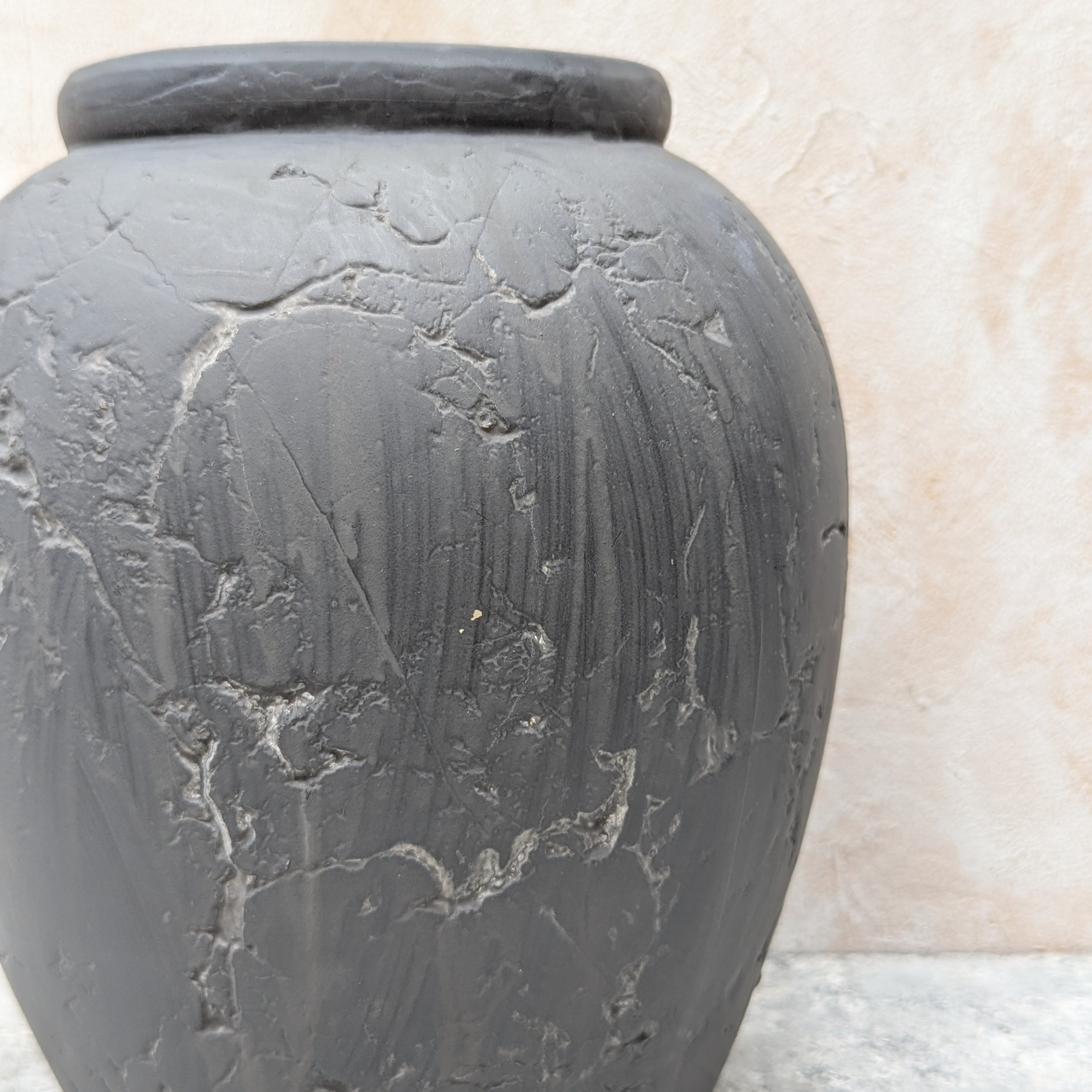 Matt Black Vase