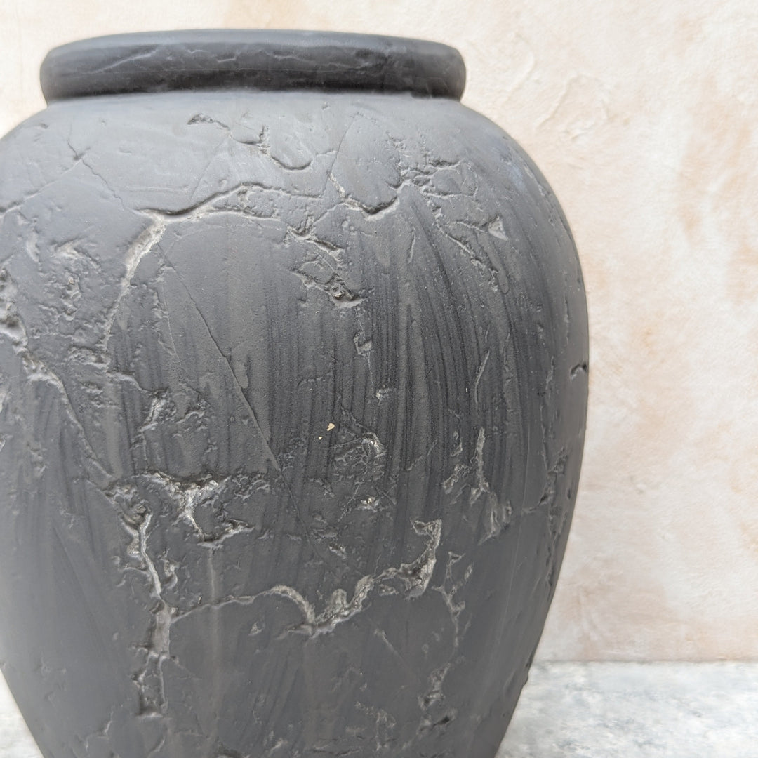 Matt Black Vase