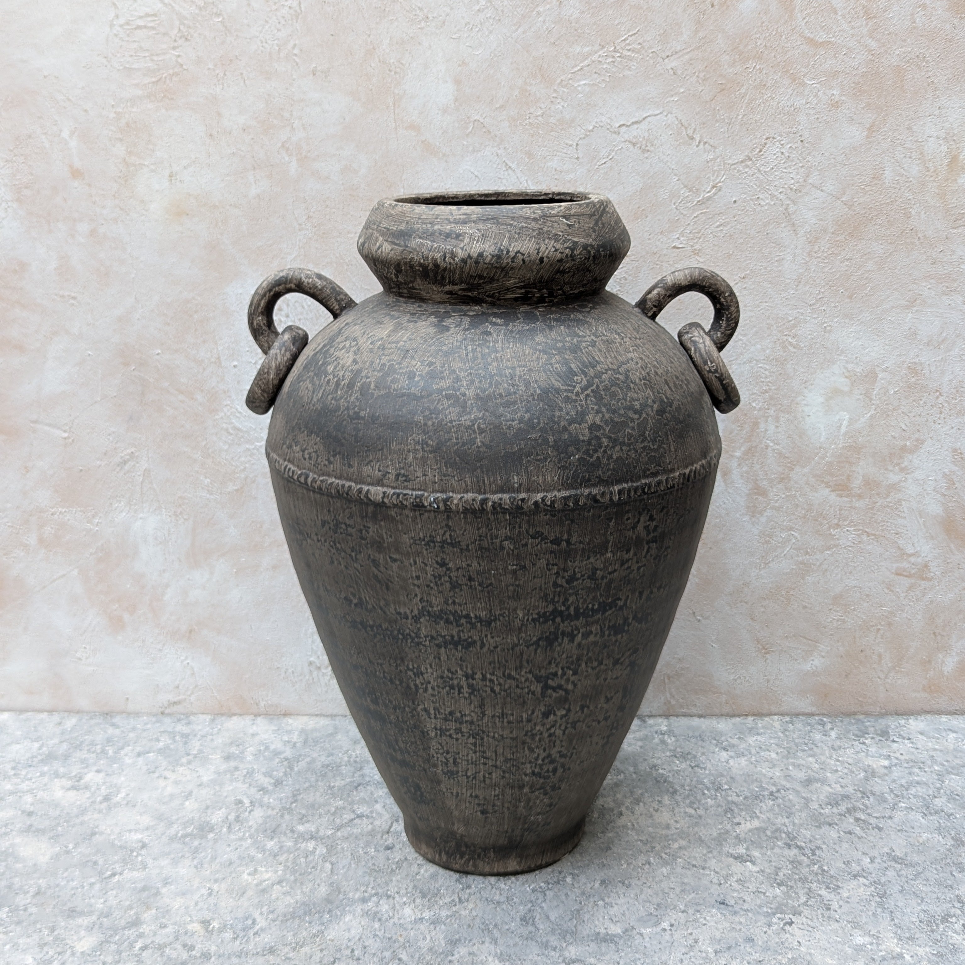 Rustic Vase with Handles