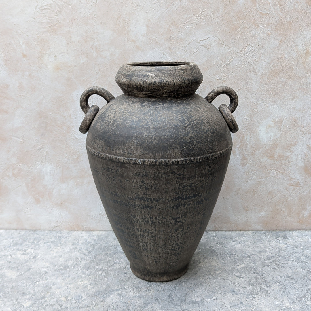 Rustic Vase with Handles