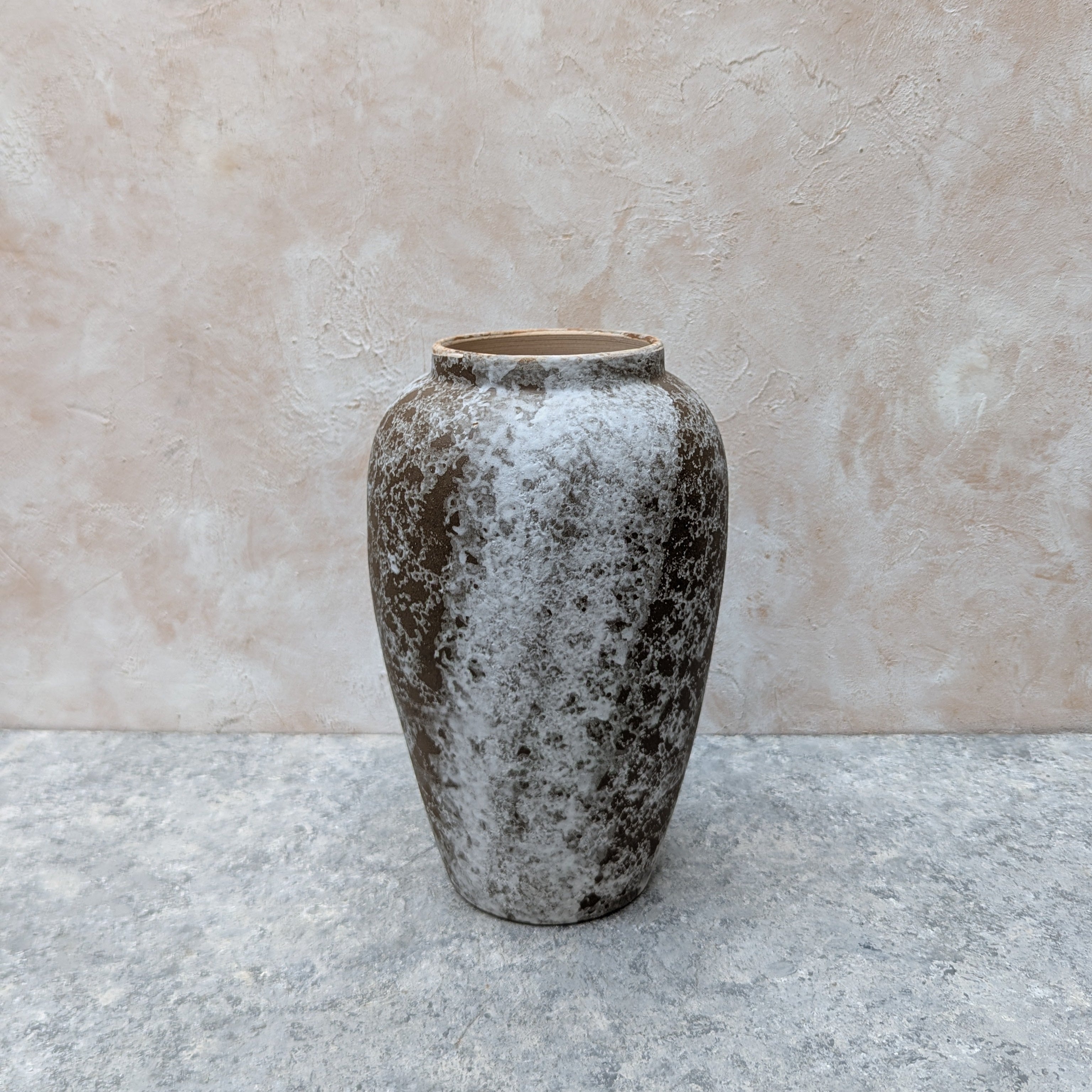 Rustic Design White Vase