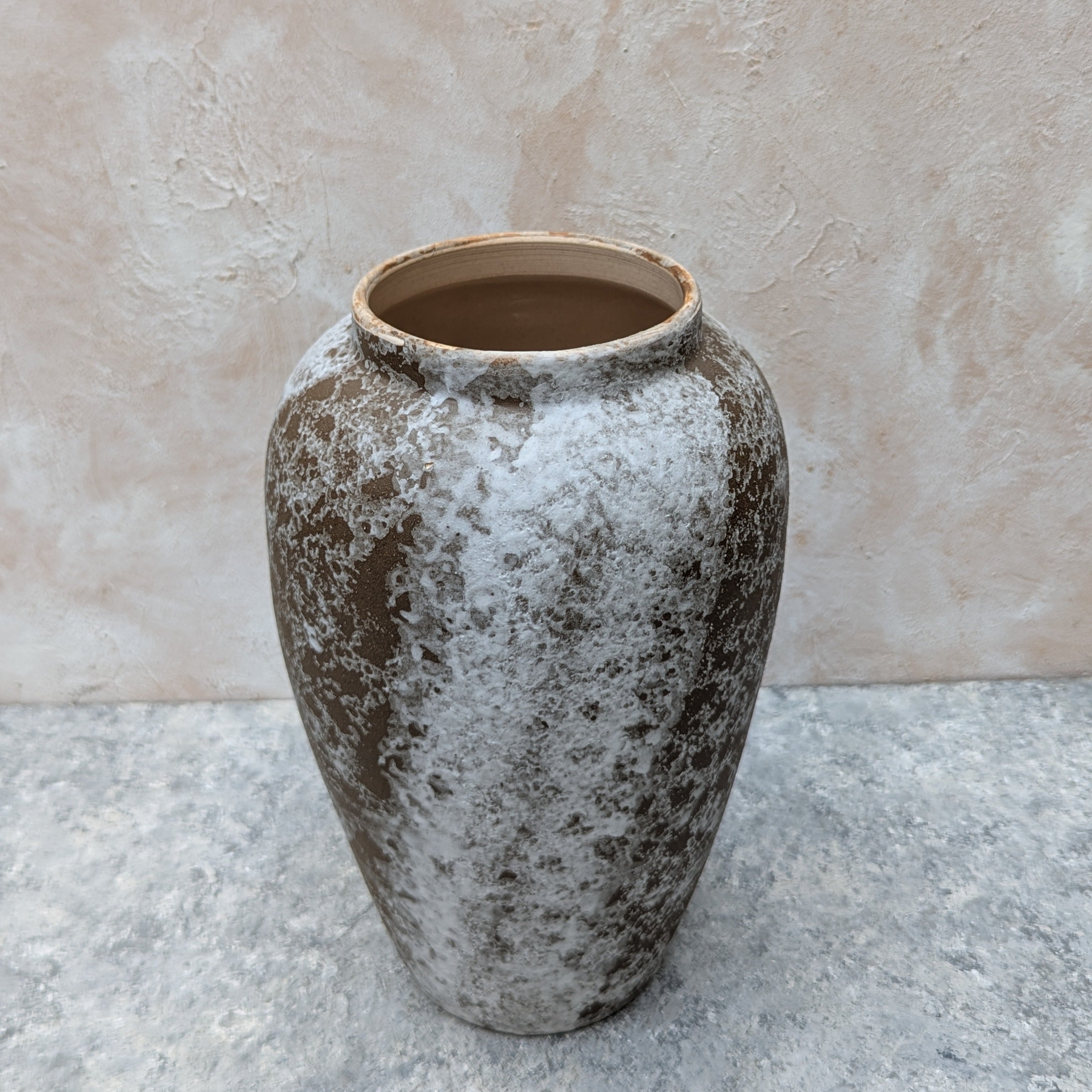 Rustic Design White Vase