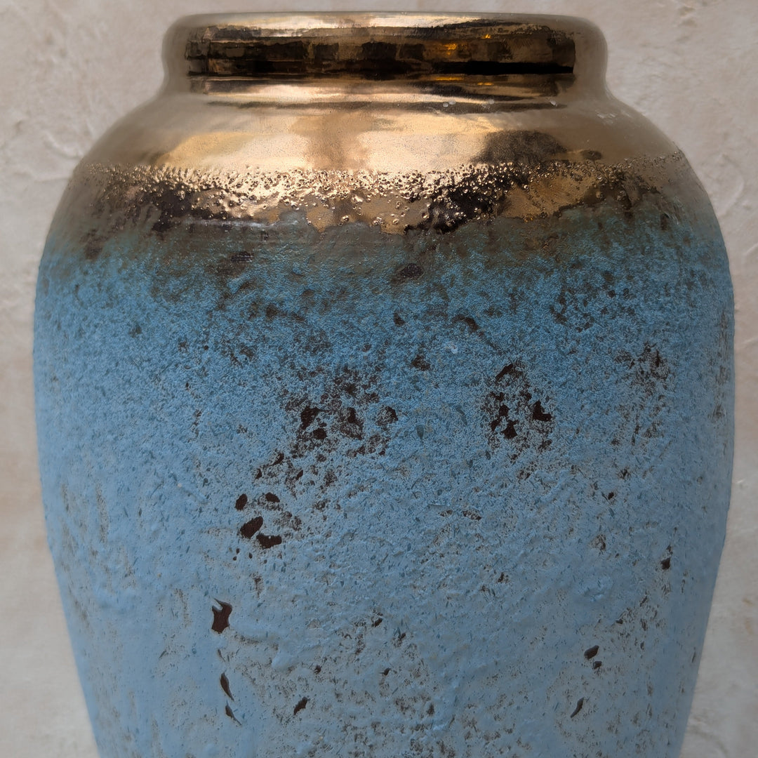 Rustic Design Blue Vase