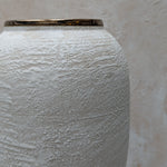 Load image into Gallery viewer, White Textured Vase

