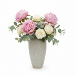 Load image into Gallery viewer, White Ceramic Vase with Foam Texture

