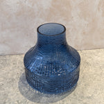 Load image into Gallery viewer, Blue Textured Vase
