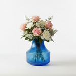 Load image into Gallery viewer, Blue Textured Vase
