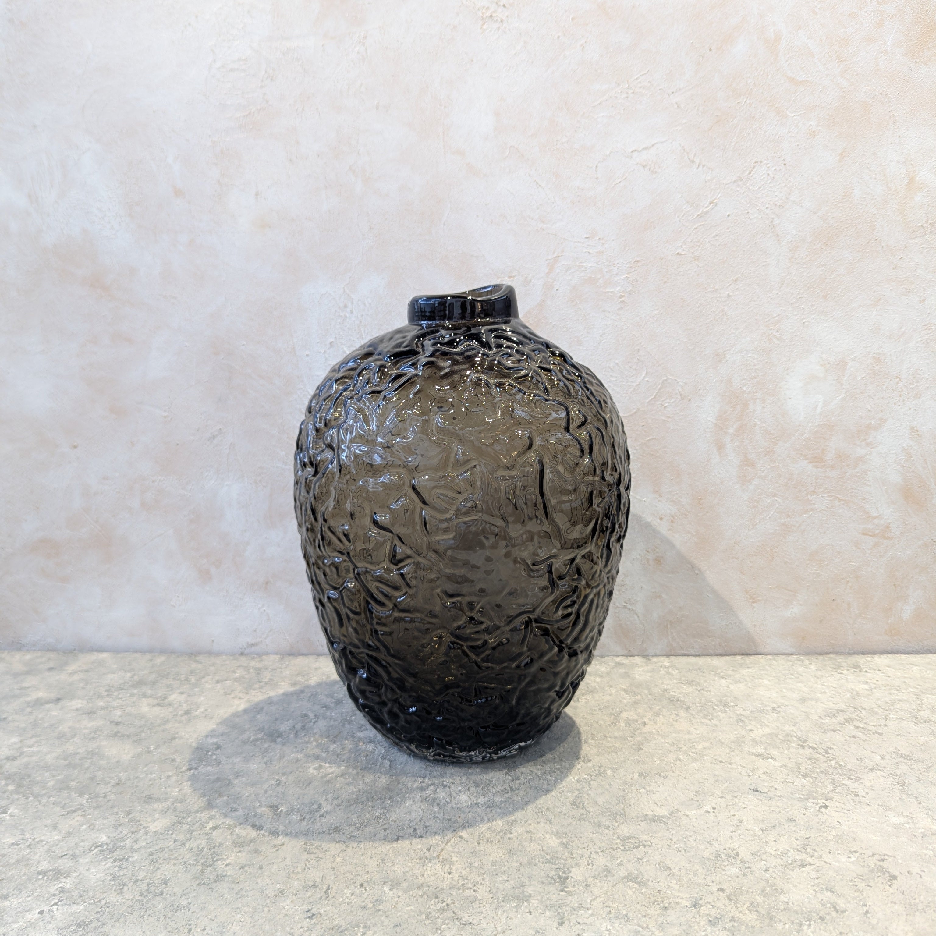 Black Glass Vase