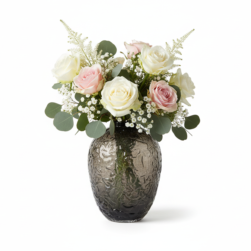 Black Glass Vase