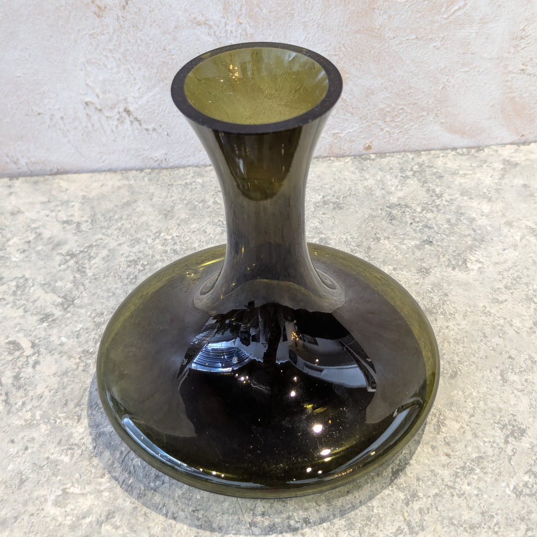 Black Glass Vase