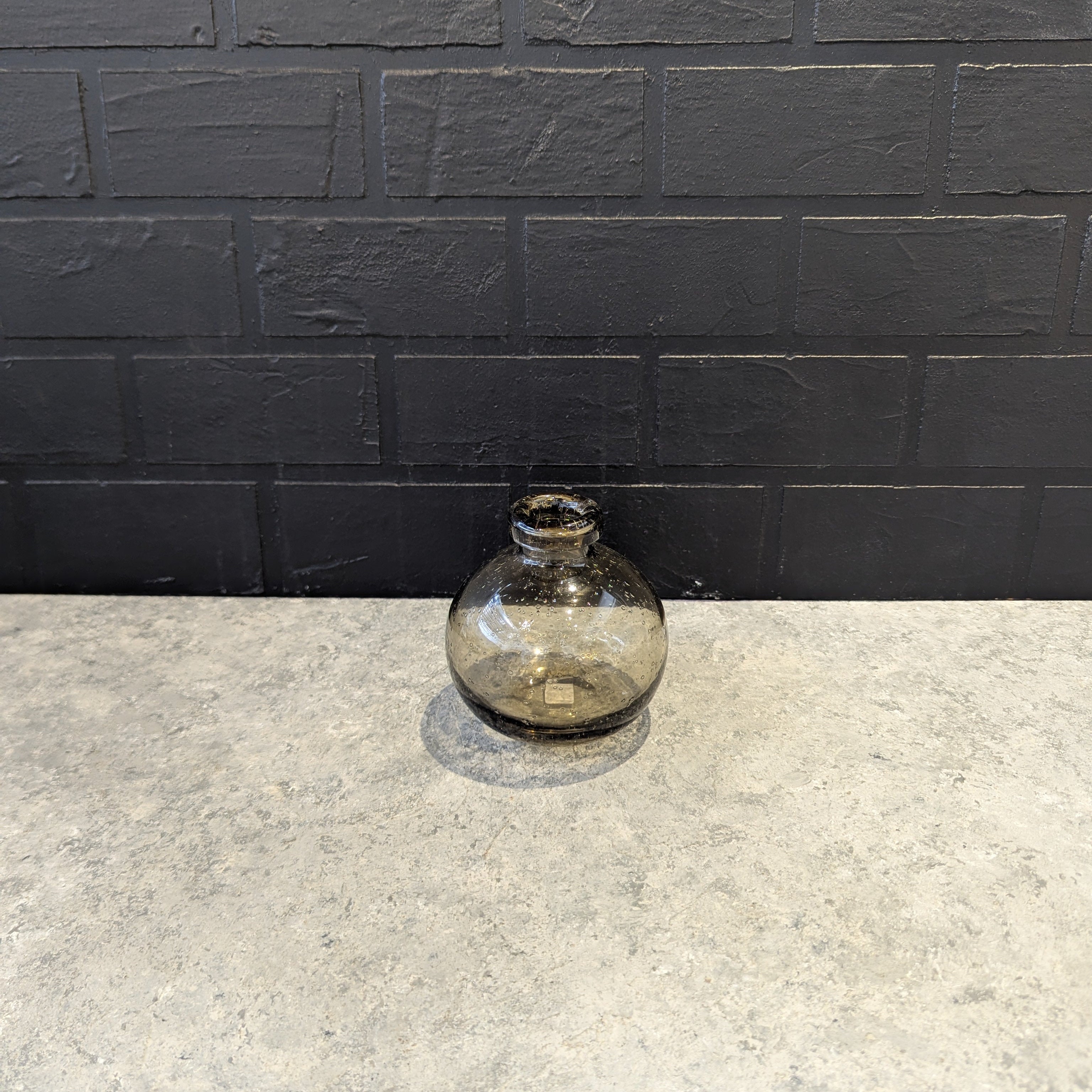 Black Glass Vase