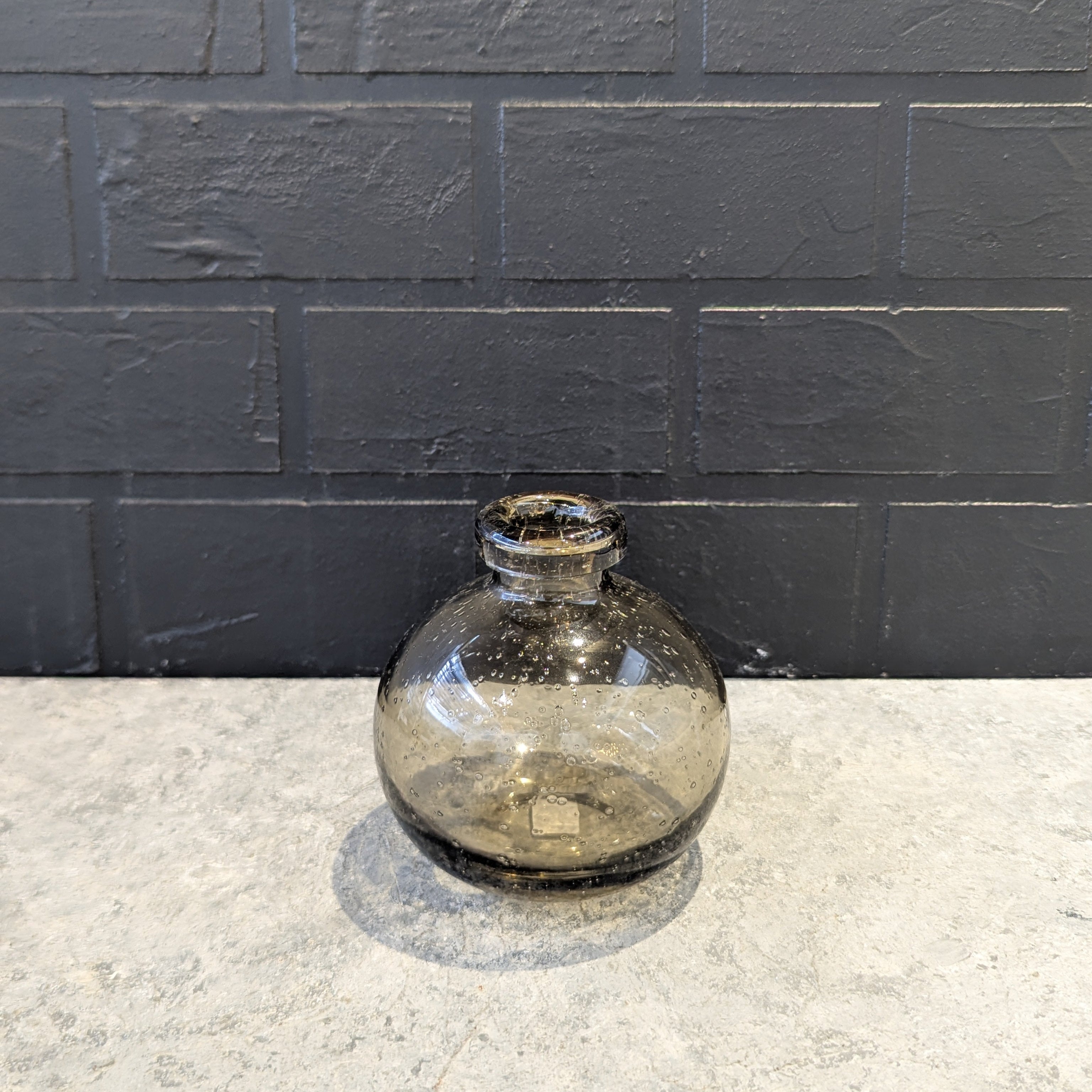 Black Glass Vase
