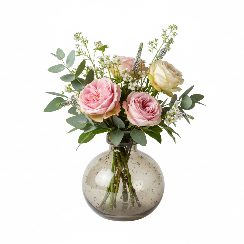 Black Glass Vase