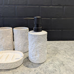 Load image into Gallery viewer, White Bathroom Ceramic Set
