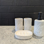 Load image into Gallery viewer, White Bathroom Ceramic Set
