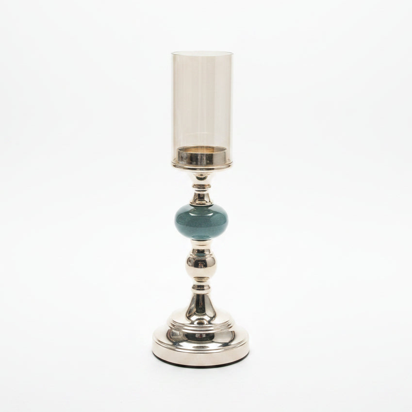 Gold and Green Candle Holder