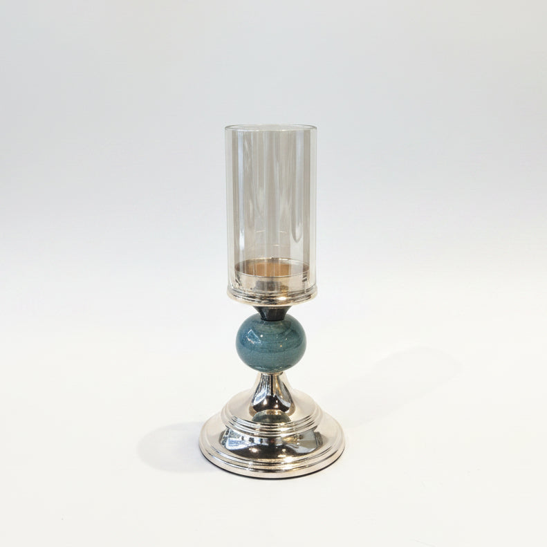 Gold and Green Candle Holder