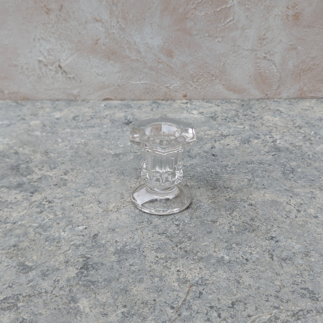 Glass Bud Candle Holder