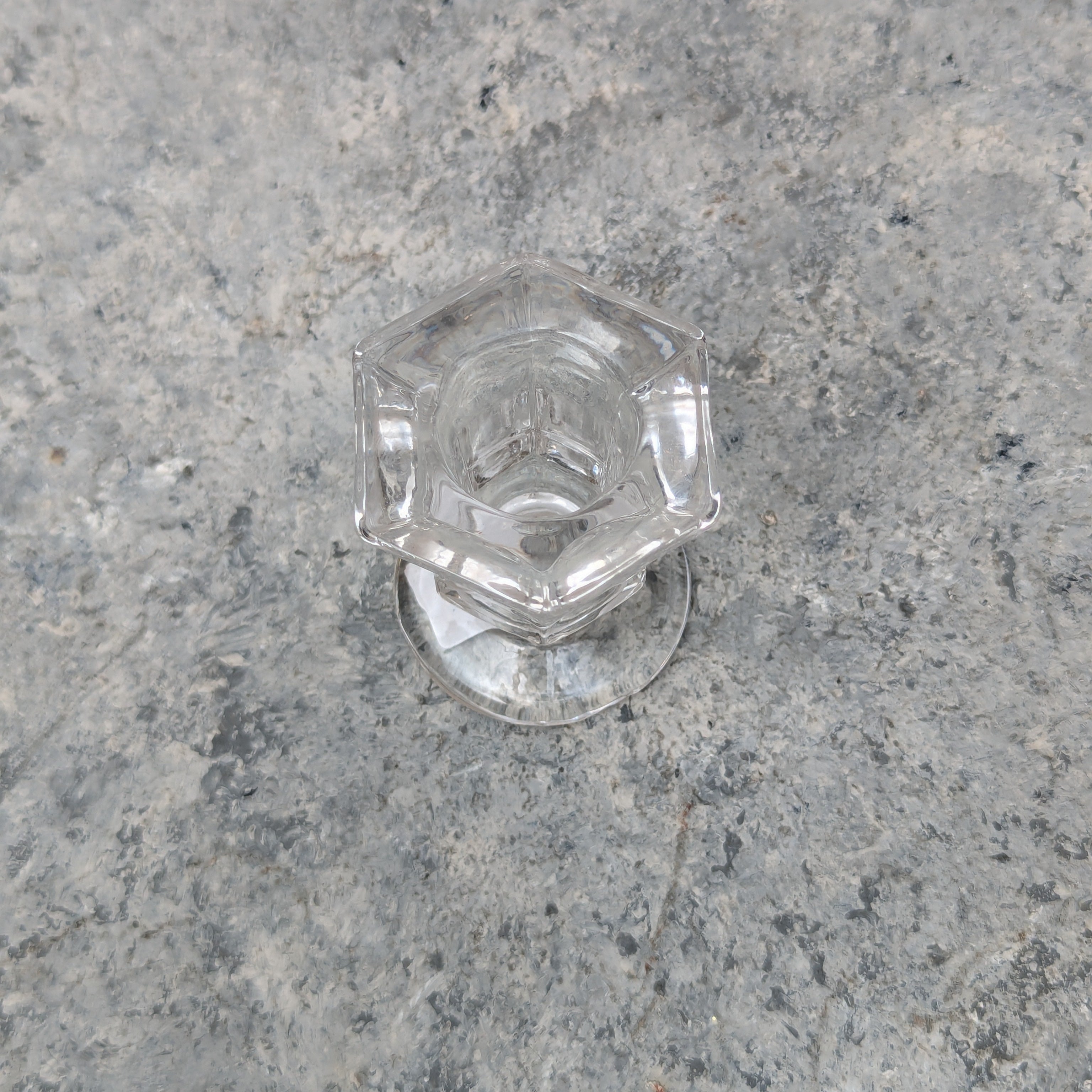 Glass Bud Candle Holder