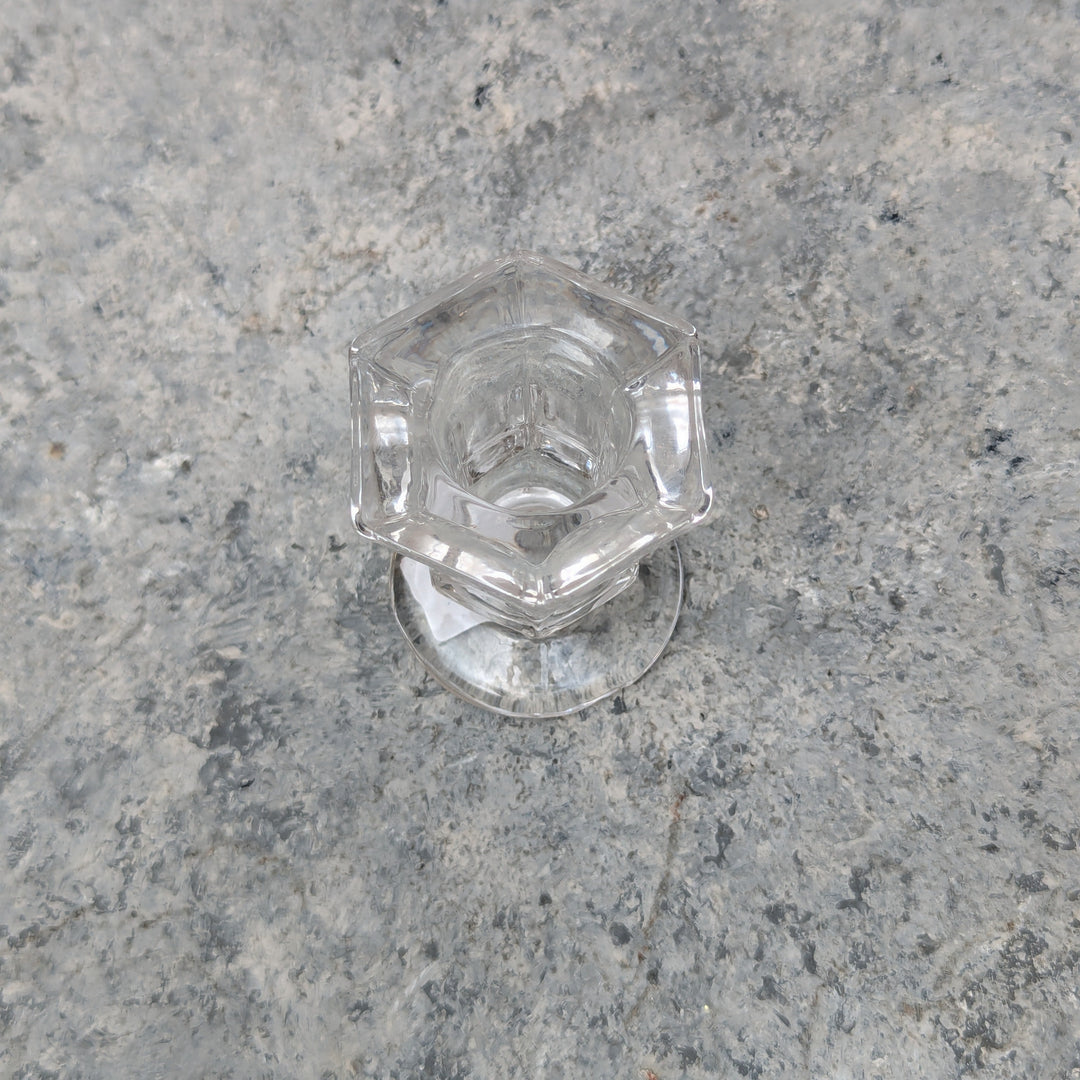 Glass Bud Candle Holder