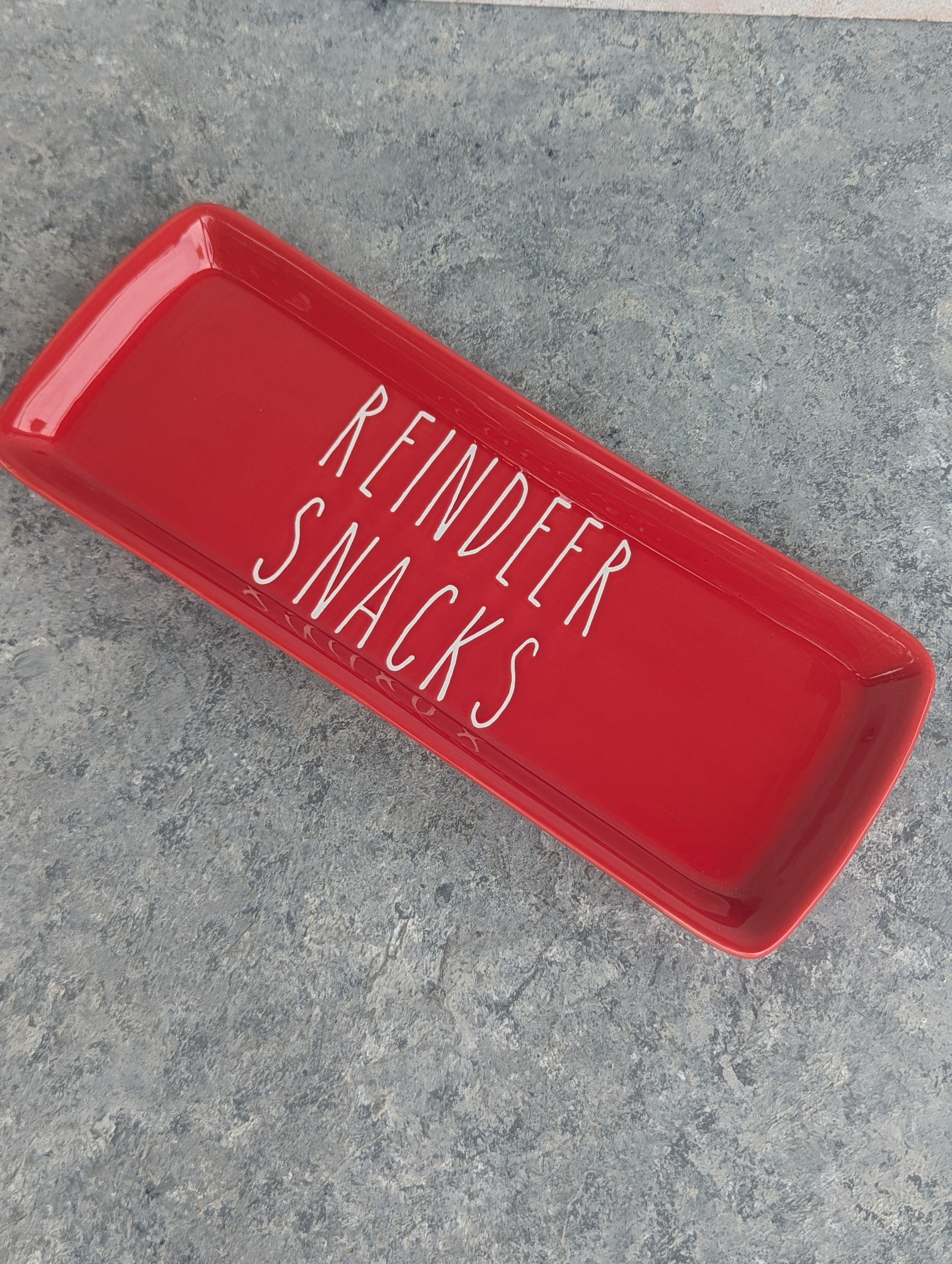 Reindeer Snacks Plate - CER031
