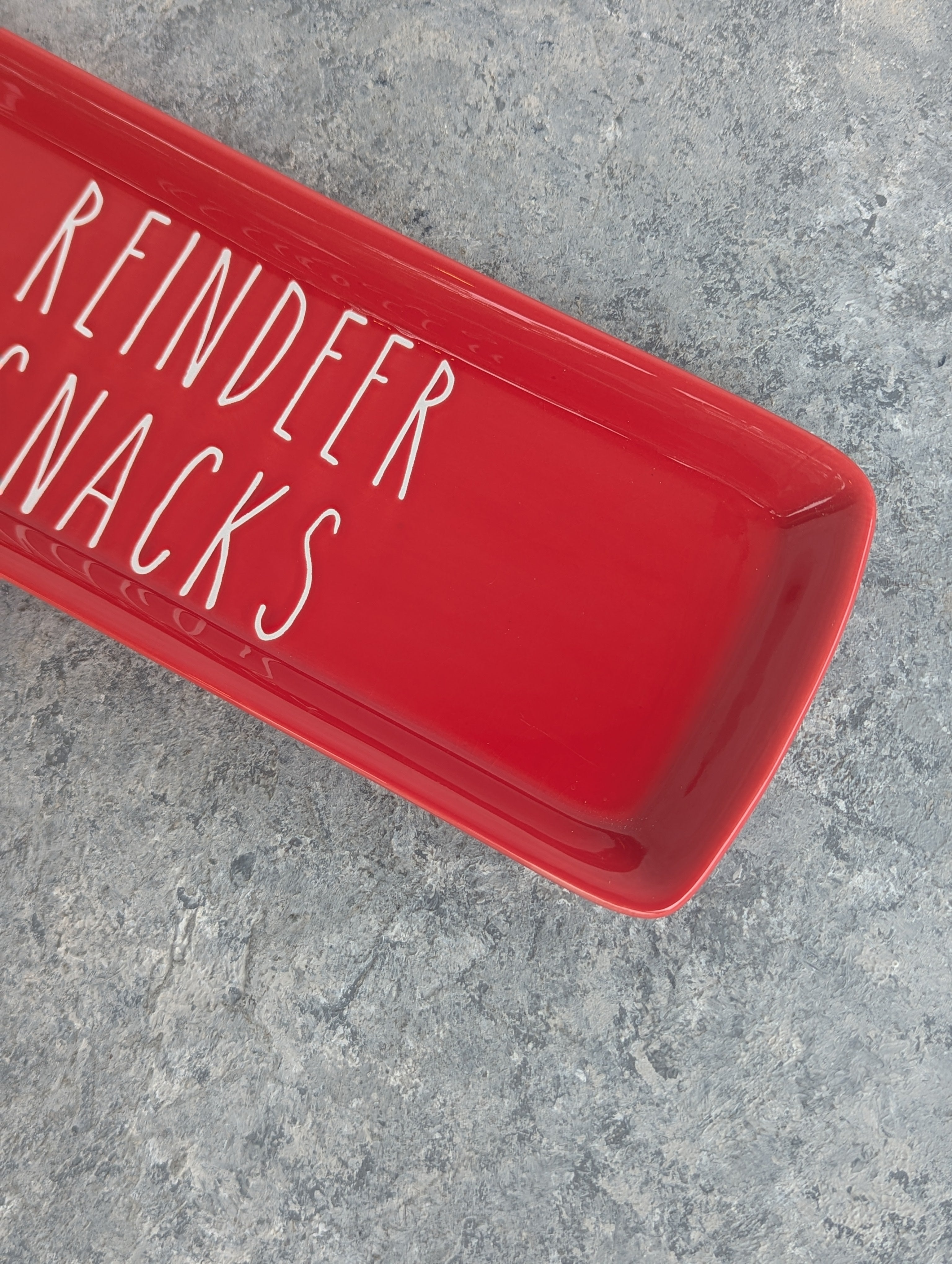 Reindeer Snacks Plate - CER031
