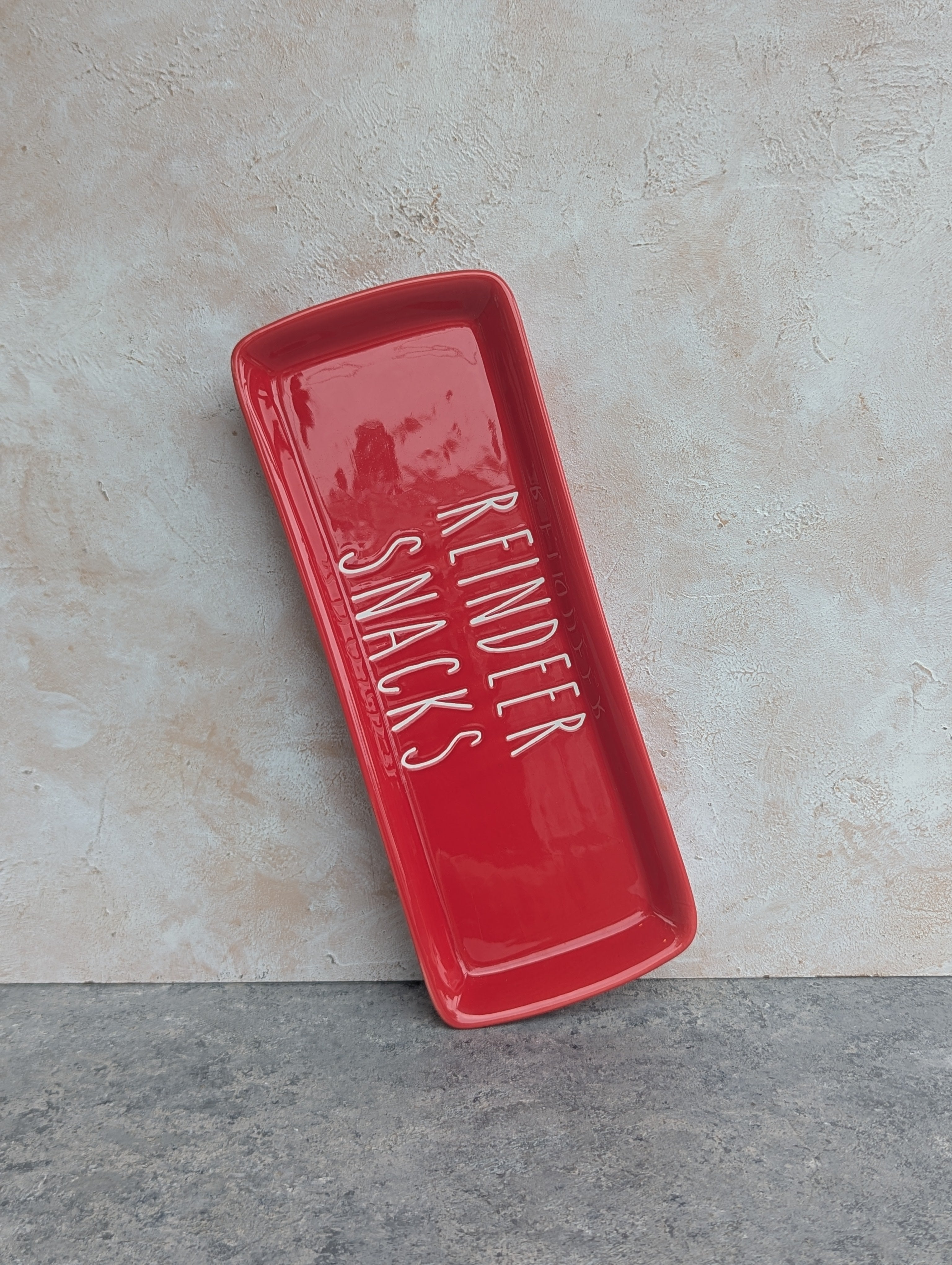 Reindeer Snacks Plate - CER031