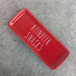 Load image into Gallery viewer, Reindeer Snacks Plate - CER031

