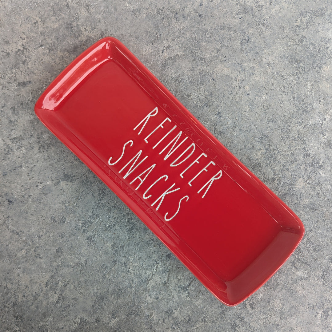 Reindeer Snacks Plate - CER031