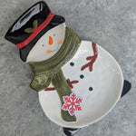 Load image into Gallery viewer, Snowman Plate - CER084
