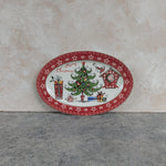 Load image into Gallery viewer, Christmas Oval Plate - CER050

