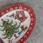 Load image into Gallery viewer, Christmas Oval Plate - CER050
