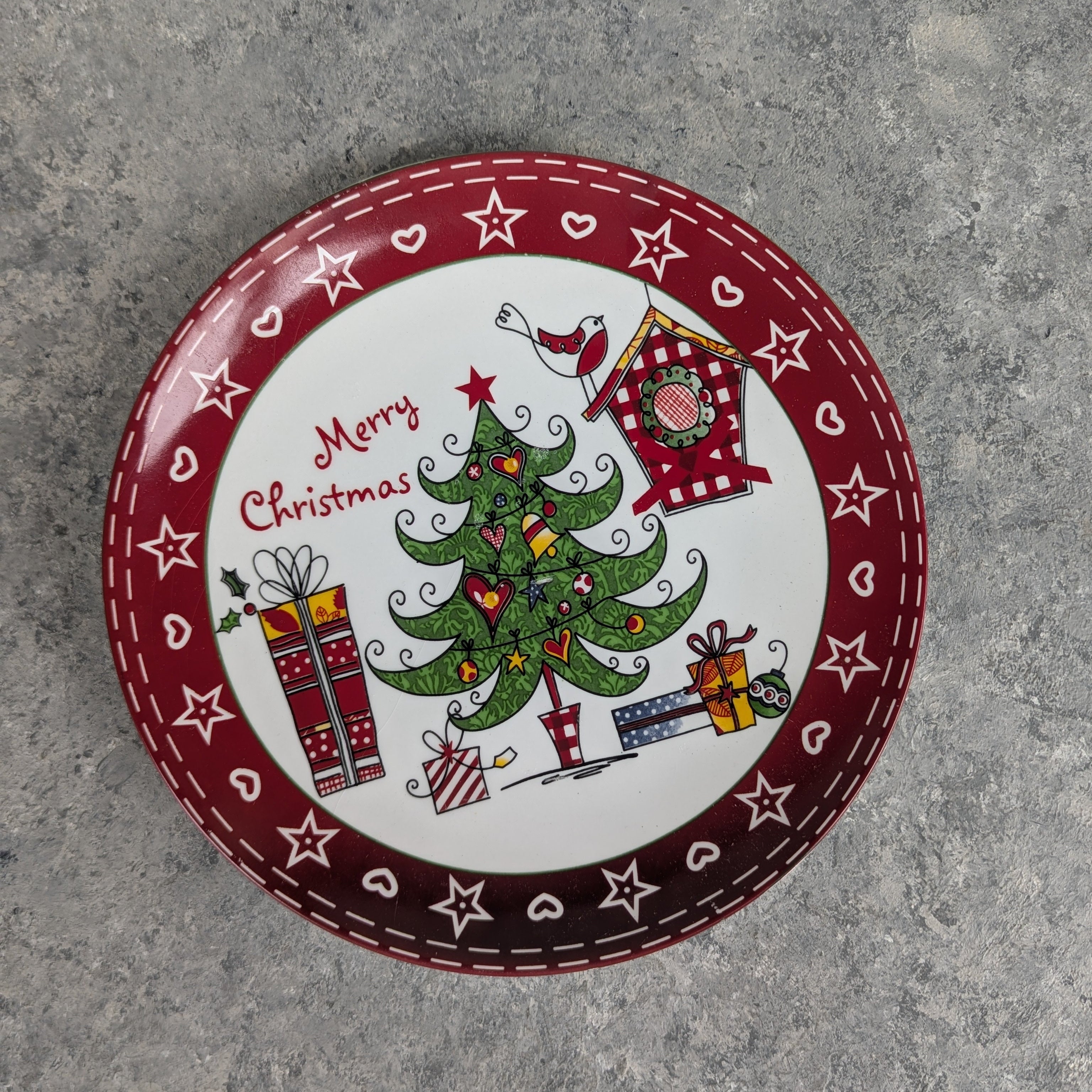 Christmas Salad Plate - CER052
