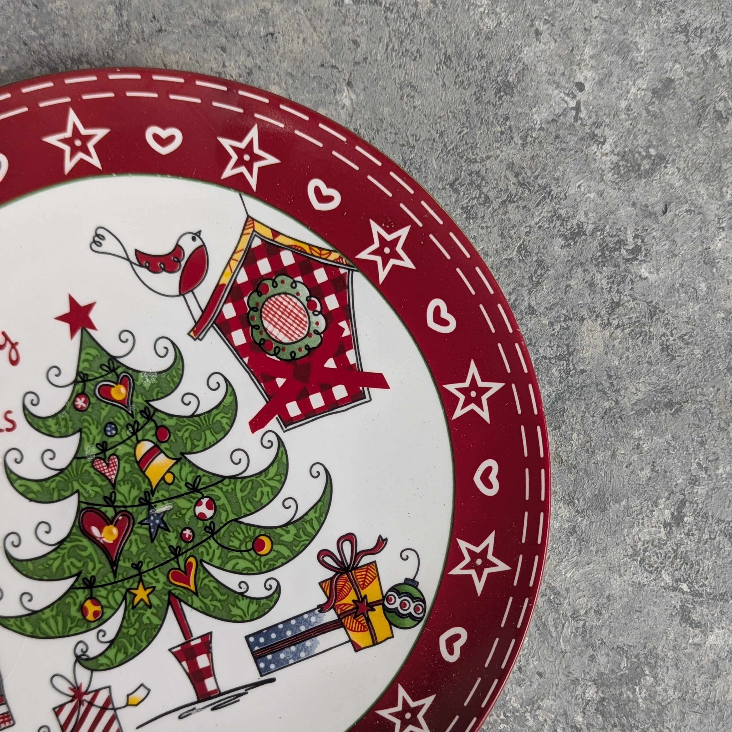 Christmas Salad Plate - CER052