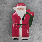 Load image into Gallery viewer, Ceramic Santa Plate - CER061
