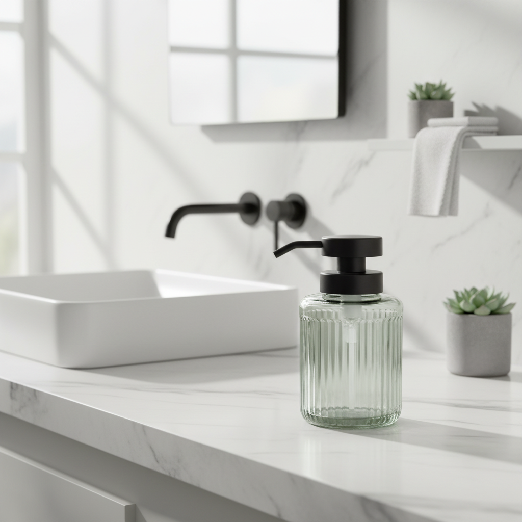 Dark Green Washing Liquid Bottle