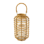 Load image into Gallery viewer, Synthetic Brown Rattan Lantern
