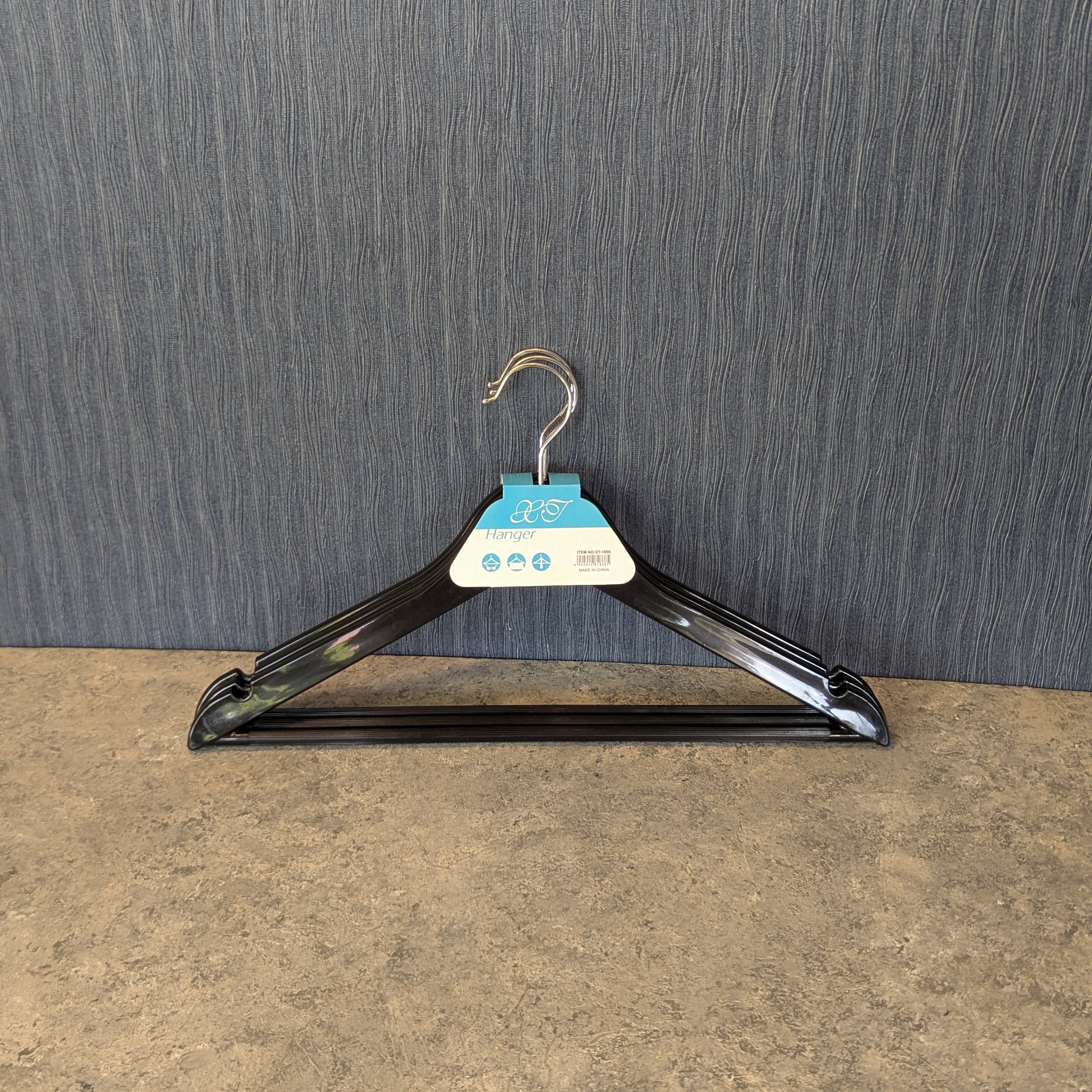 3-Piece Hanger Set white/black