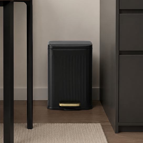 Textured Pedal Bin 6L